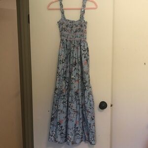 Ophelia Roe Cotton Floral Midi Dress